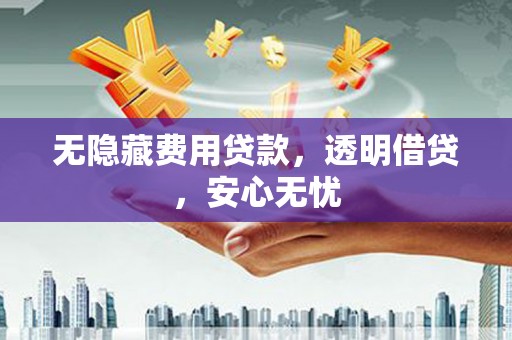 乐安无隐藏费用贷款，透明借贷，安心无忧