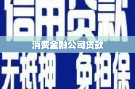 乐安消费金融公司贷款