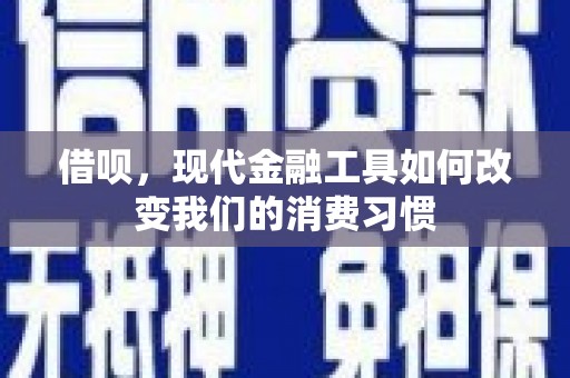 乐安借呗，现代金融工具如何改变我们的消费习惯