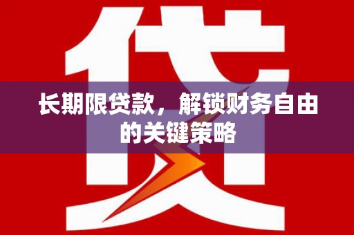 乐安长期限贷款，解锁财务自由的关键策略