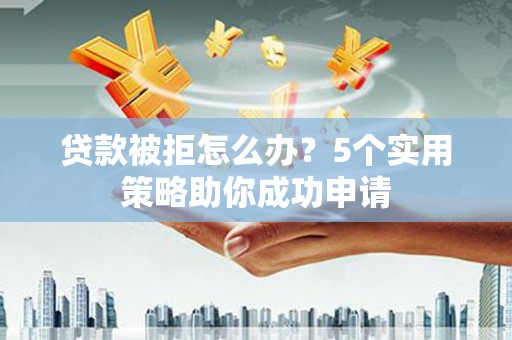 乐安贷款被拒怎么办？5个实用策略助你成功申请