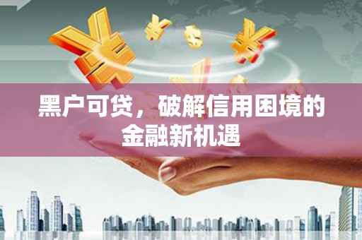 乐安黑户可贷，破解信用困境的金融新机遇