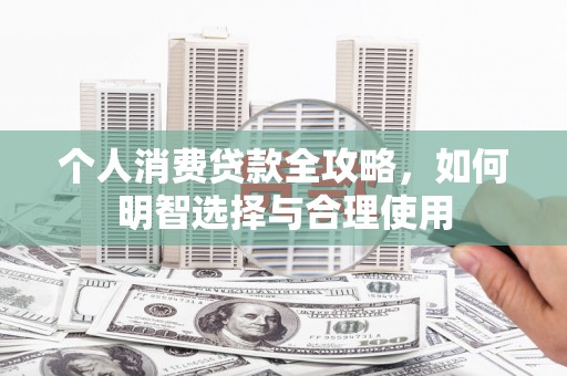 乐安个人消费贷款全攻略，如何明智选择与合理使用